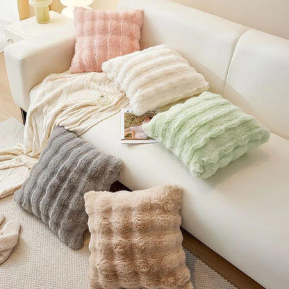 Ultra-Soft Rabbit Fur Couch Cover – Cozy ,Durable & Comfortable  Ant Slipcover